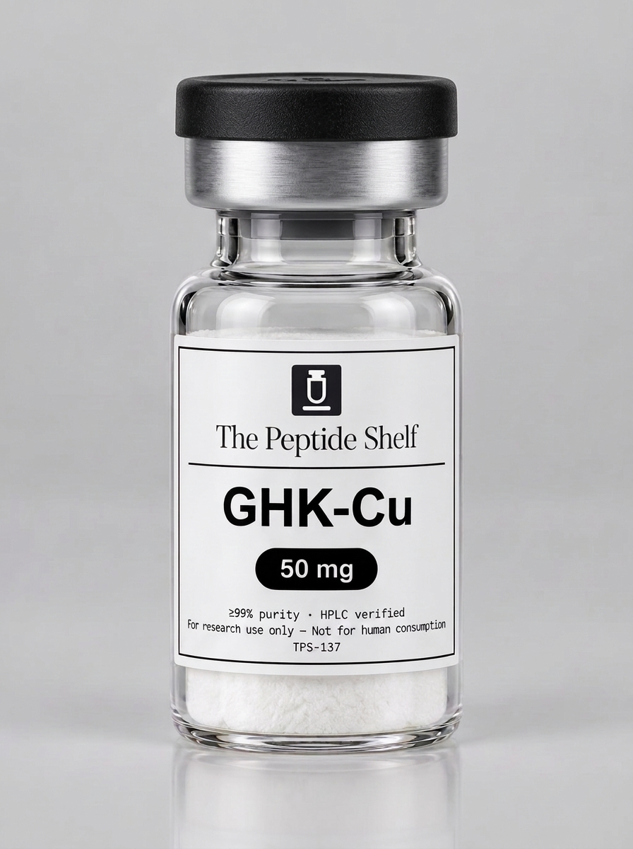 GHK-Cu 50 mg vial — The Peptide Shelf